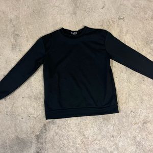 Black Crew Neck Jumper